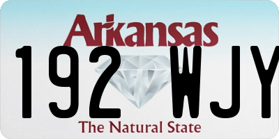 AR license plate 192WJY