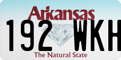 AR license plate 192WKH