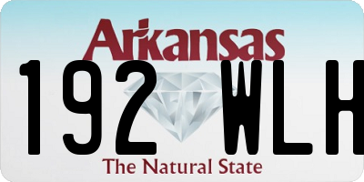 AR license plate 192WLH