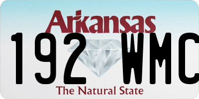 AR license plate 192WMC