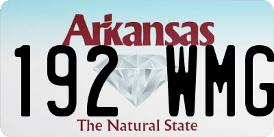 AR license plate 192WMG