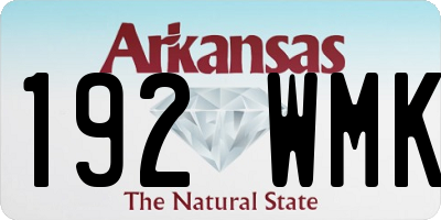 AR license plate 192WMK