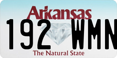 AR license plate 192WMN