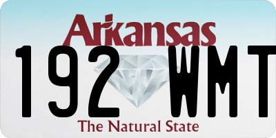 AR license plate 192WMT