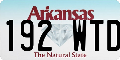 AR license plate 192WTD