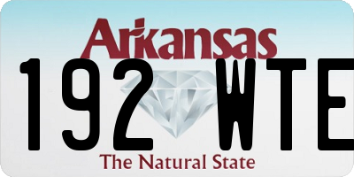 AR license plate 192WTE