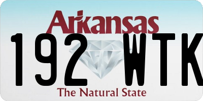 AR license plate 192WTK