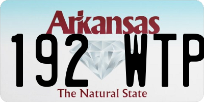 AR license plate 192WTP