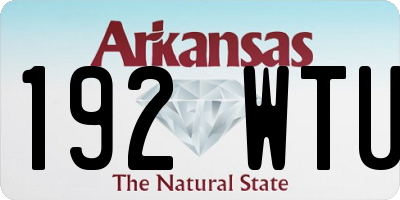 AR license plate 192WTU