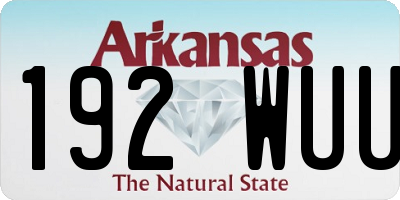 AR license plate 192WUU