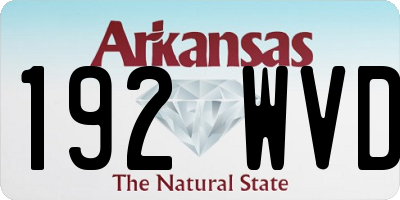 AR license plate 192WVD