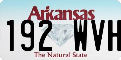 AR license plate 192WVH
