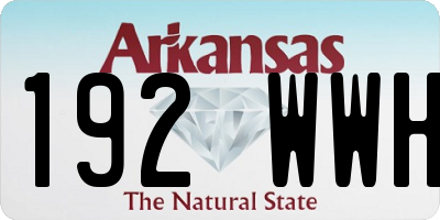 AR license plate 192WWH