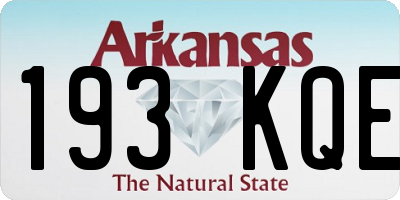 AR license plate 193KQE