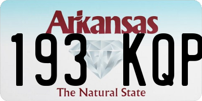 AR license plate 193KQP