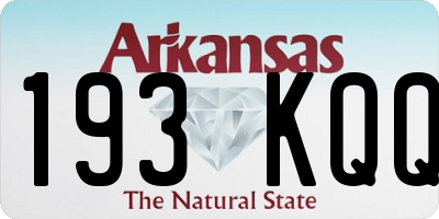 AR license plate 193KQQ