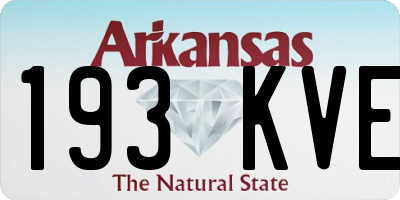 AR license plate 193KVE