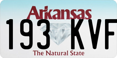 AR license plate 193KVF