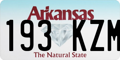 AR license plate 193KZM