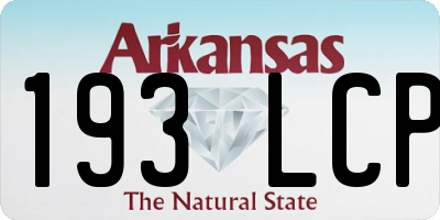 AR license plate 193LCP