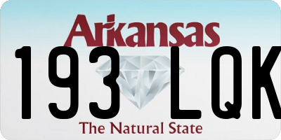 AR license plate 193LQK