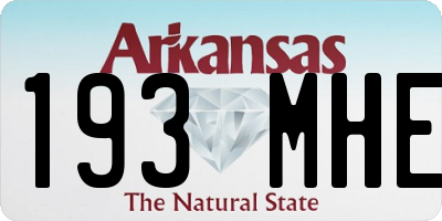 AR license plate 193MHE