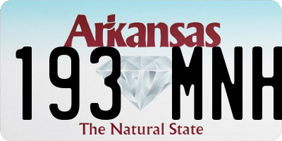 AR license plate 193MNH
