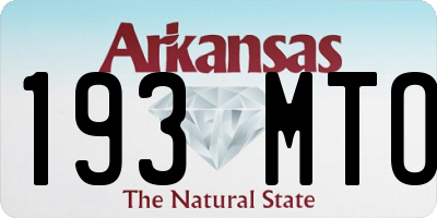 AR license plate 193MTO