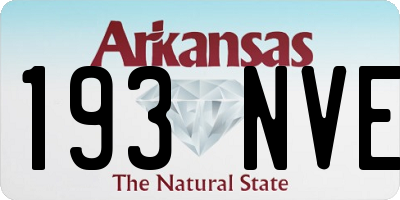 AR license plate 193NVE