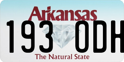 AR license plate 193ODH