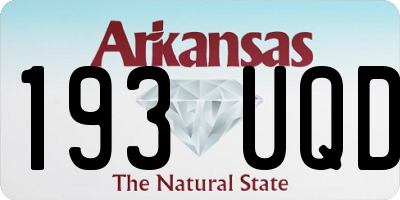 AR license plate 193UQD