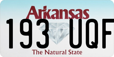 AR license plate 193UQF