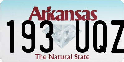 AR license plate 193UQZ