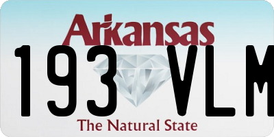 AR license plate 193VLM