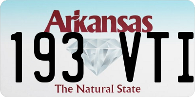 AR license plate 193VTI