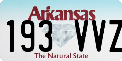 AR license plate 193VVZ