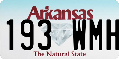 AR license plate 193WMH