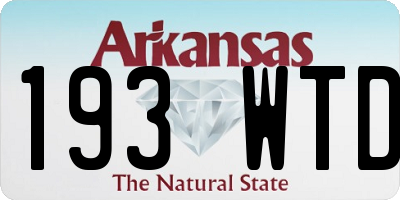 AR license plate 193WTD