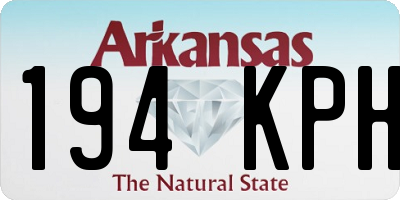 AR license plate 194KPH