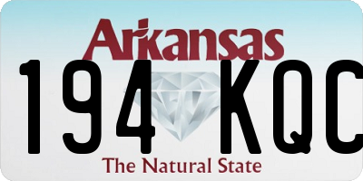 AR license plate 194KQC