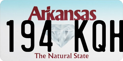 AR license plate 194KQH