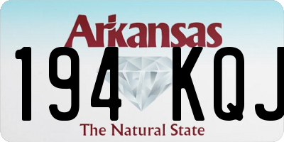 AR license plate 194KQJ
