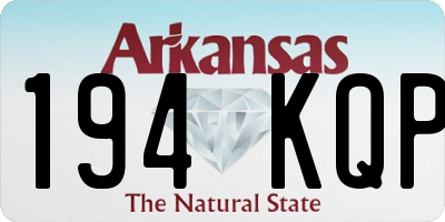 AR license plate 194KQP