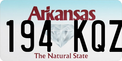 AR license plate 194KQZ