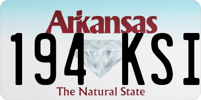 AR license plate 194KSI