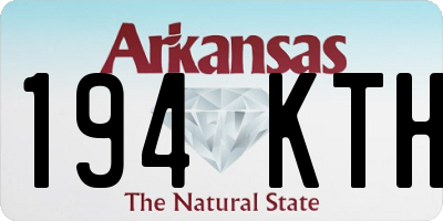 AR license plate 194KTH
