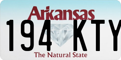 AR license plate 194KTY