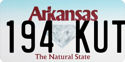 AR license plate 194KUT