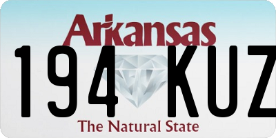 AR license plate 194KUZ