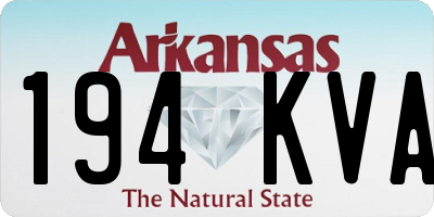 AR license plate 194KVA